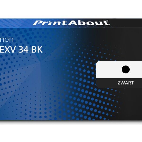 Huismerk Canon C-EXV 34 BK Toner Zwart