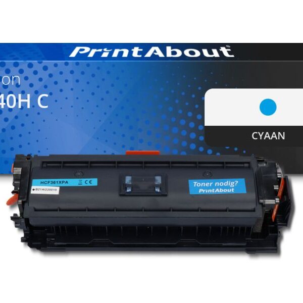 Huismerk Canon C040H C Toner Cyaan Hoge capaciteit