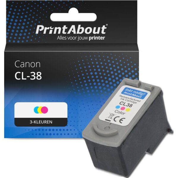 Huismerk Canon CL-38 Inktcartridge 3-kleuren