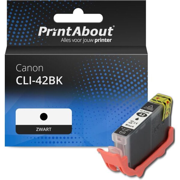 Huismerk Canon CLI-42BK Inktcartridge Zwart