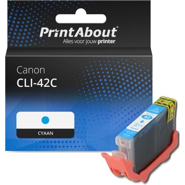 Huismerk Canon CLI-42C Inktcartridge Cyaan