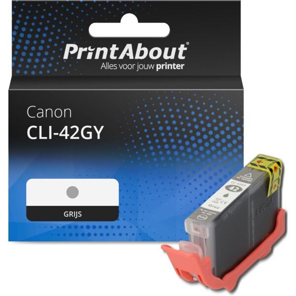 Huismerk Canon CLI-42GY Inktcartridge Grijs