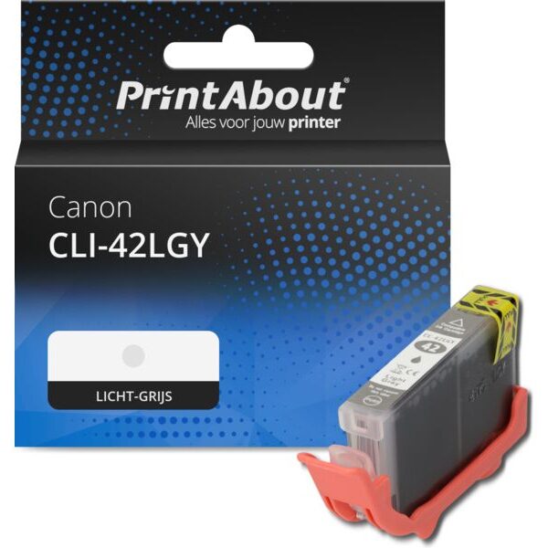Huismerk Canon CLI-42LGY Inktcartridge Licht-grijs