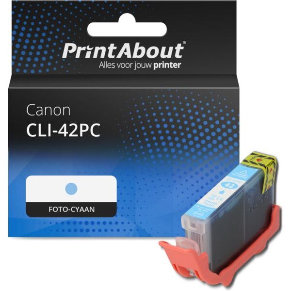 Huismerk Canon CLI-42PC Inktcartridge Foto-cyaan