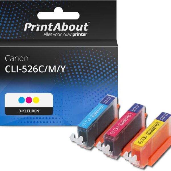 Huismerk Canon CLI-526C/M/Y Inktcartridge 3-kleuren Multipack