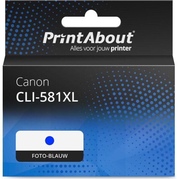 Huismerk Canon CLI-581XL Inktcartridge Foto-blauw Hoge capaciteit