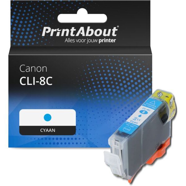 Huismerk Canon CLI-8C Inktcartridge Cyaan
