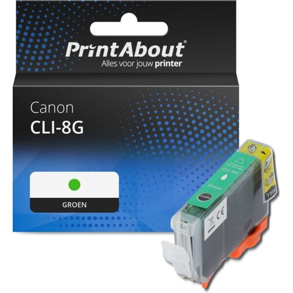 Huismerk Canon CLI-8G Inktcartridge Groen