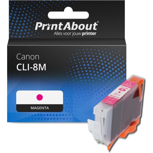 Huismerk Canon CLI-8M Inktcartridge Magenta