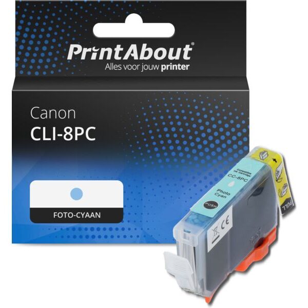 Huismerk Canon CLI-8PC Inktcartridge Foto-cyaan