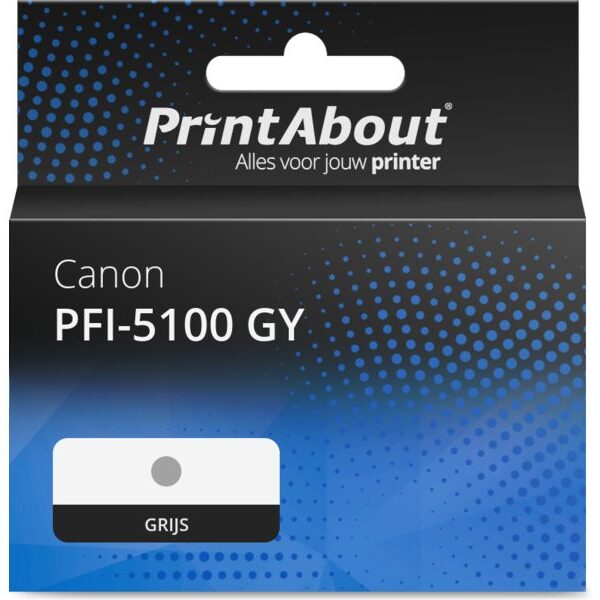 Huismerk Canon PFI-5100 GY Inktcartridge Grijs
