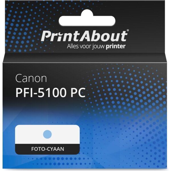 Huismerk Canon PFI-5100 PC Inktcartridge Foto-cyaan