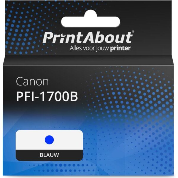 Huismerk Canon PFI-1700B Inktcartridge Blauw