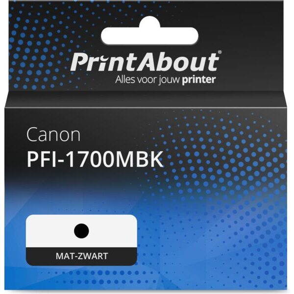Huismerk Canon PFI-1700MBK Inktcartridge Mat-zwart