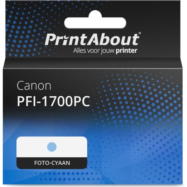 Huismerk Canon PFI-1700PC Inktcartridge Foto-cyaan