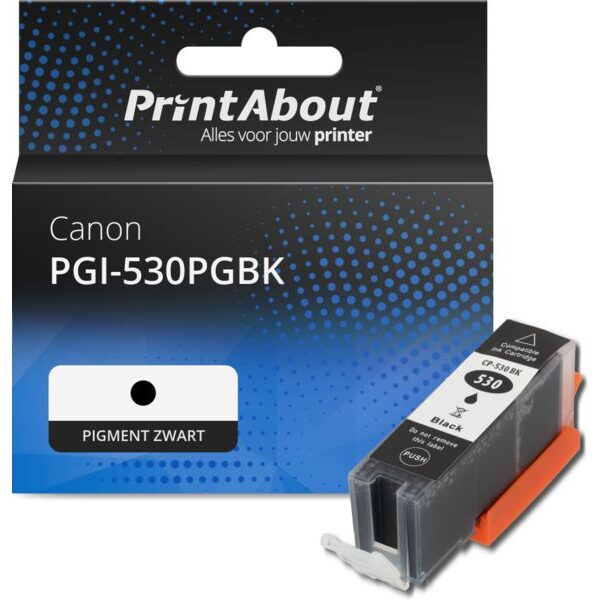 Huismerk Canon PGI-530PGBK Inktcartridge Pigment zwart