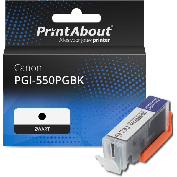 Huismerk Canon PGI-550PGBK Inktcartridge Zwart