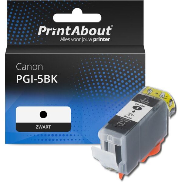 Huismerk Canon PGI-5BK Inktcartridge Zwart