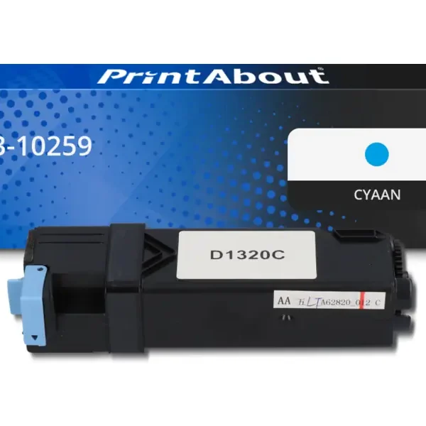 Huismerk Dell 593-10259 (KU051) Toner Cyaan