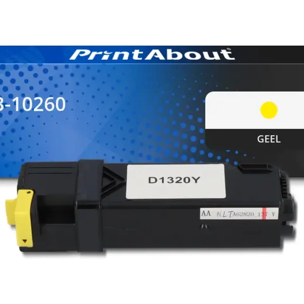 Huismerk Dell 593-10260 (PN124) Toner Geel