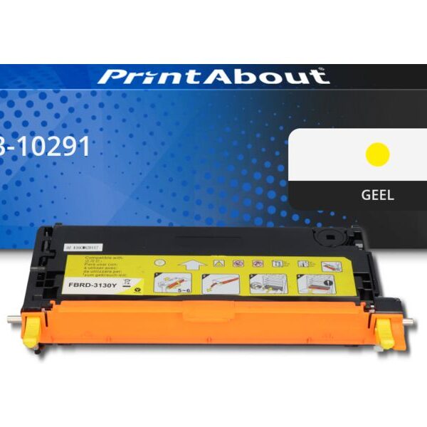 Huismerk Dell 593-10291 (H515C) Toner Geel