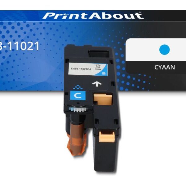 Huismerk Dell 593-11021 Toner Cyaan