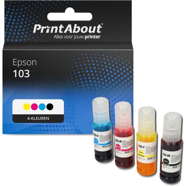 Huismerk Epson 103 (C13T00S64A) Inktcartridge 4-kleuren Multipack