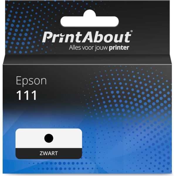 Huismerk Epson 111 (C13T03M140) Inktcartridge Zwart