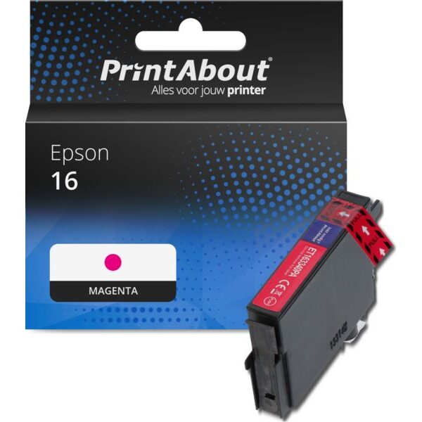 Huismerk Epson 16 (C13T16234012) Inktcartridge Magenta