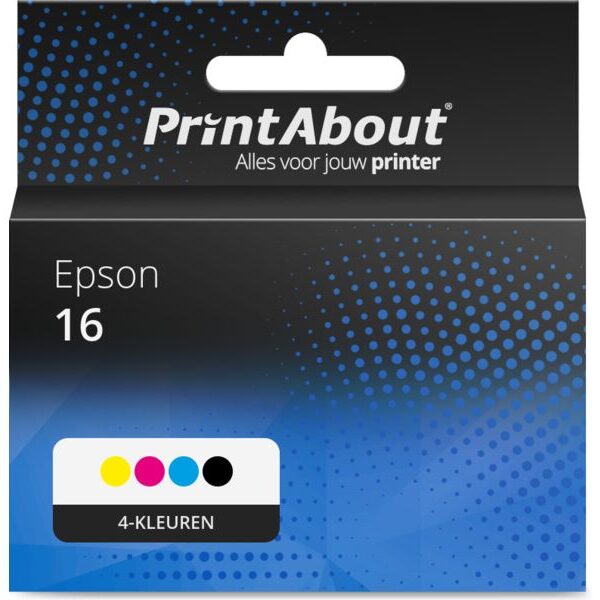 Huismerk Epson 16 (T1621/22/23/24) Inktcartridge 4-kleuren Multipack
