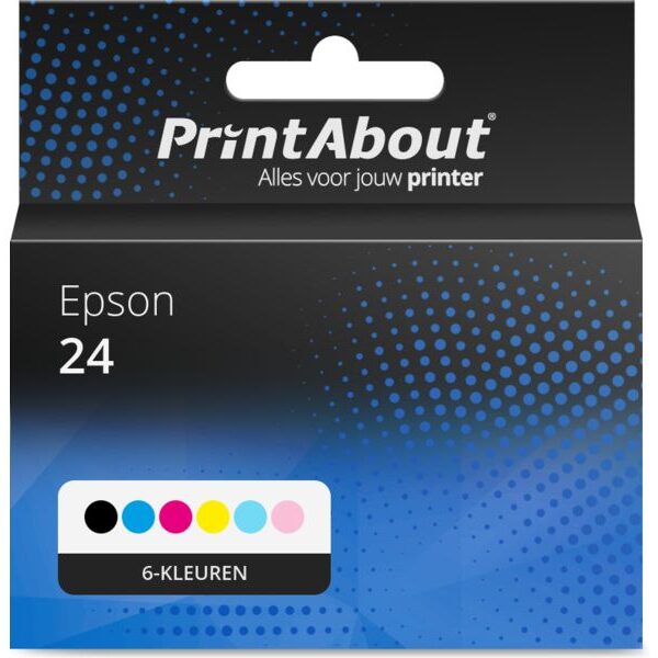Huismerk Epson 24 (C13T24284012) Inktcartridge 6-kleuren Multipack