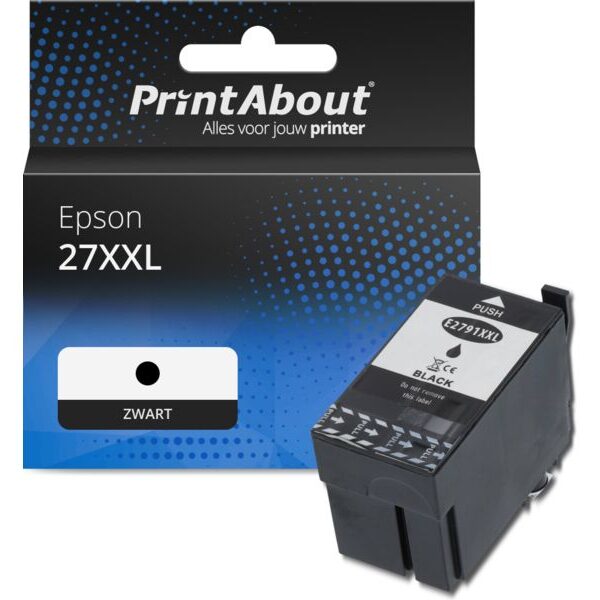 Huismerk Epson 27XXL (T27914010) Inktcartridge Zwart Hoge capaciteit