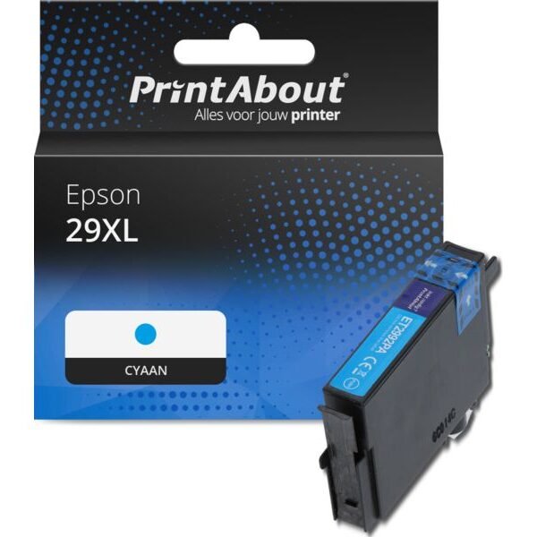 Huismerk Epson 29XL (T2992) Inktcartridge Cyaan Hoge capaciteit