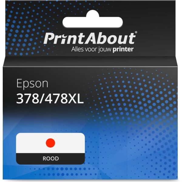Huismerk Epson 378/478XL (C13T04F54010) Inktcartridge Rood Hoge capaciteit