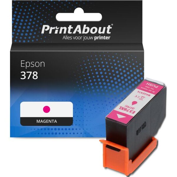 Huismerk Epson 378 (C13T37834010) Inktcartridge Magenta