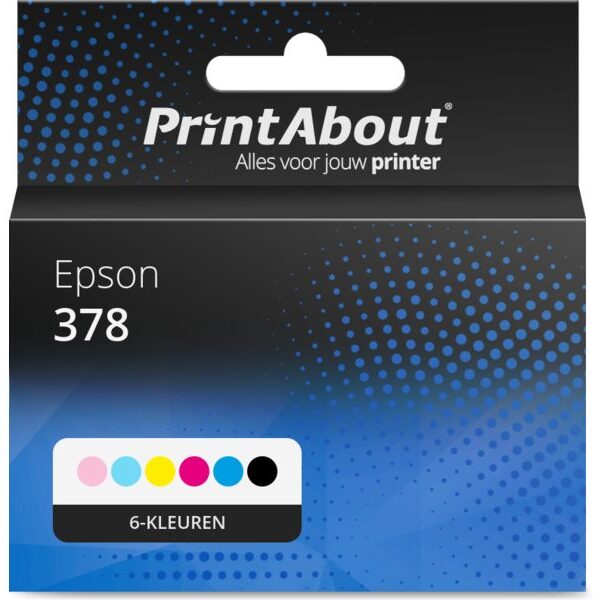 Huismerk Epson 378 (T3781/82/83/84/85/86) Inktcartridge 6-kleuren Multipack