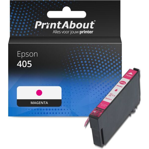 Huismerk Epson 405 (C13T05G34010) Inktcartridge Magenta