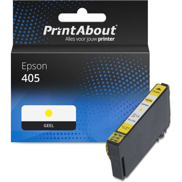 Huismerk Epson 405 (C13T05G44010) Inktcartridge Geel