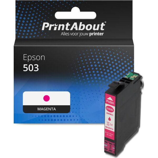 Huismerk Epson 503 (C13T09Q34010) Inktcartridge Magenta