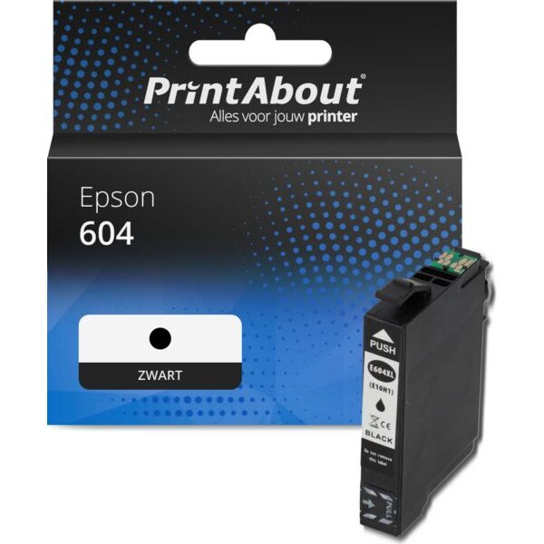 Huismerk Epson 604 (C13T10G14010) Inktcartridge Zwart