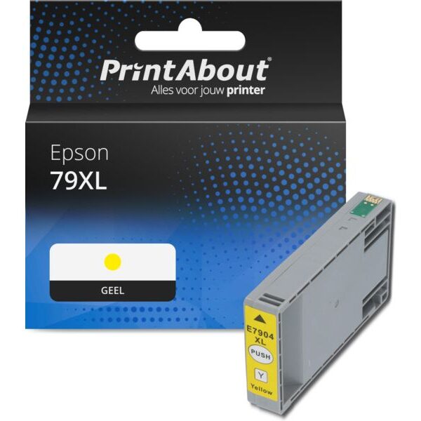 Huismerk Epson 79XL (T79044010) Inktcartridge Geel Hoge capaciteit
