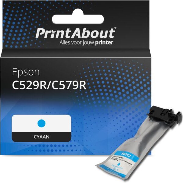 Huismerk Epson C529R/C579R (T01C200) Inktcartridge Cyaan Hoge capaciteit