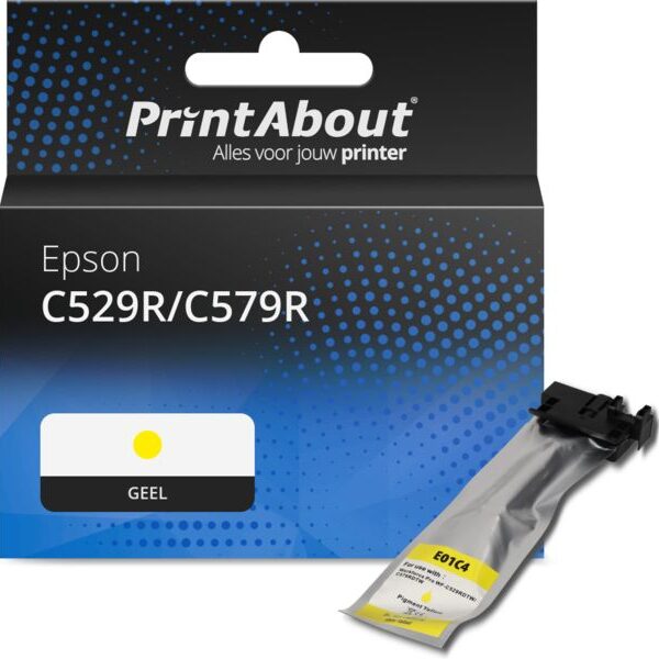 Huismerk Epson C529R/C579R (T01C400) Inktcartridge Geel Hoge capaciteit