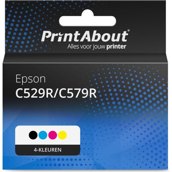 Huismerk Epson C529R/C579R (T01D1/2/3/400) Inktcartridge 4-kleuren Multipack Extra hoge capaciteit