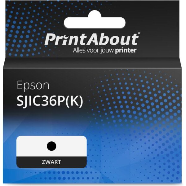 Huismerk Epson SJIC36P(K) Inktcartridge Zwart