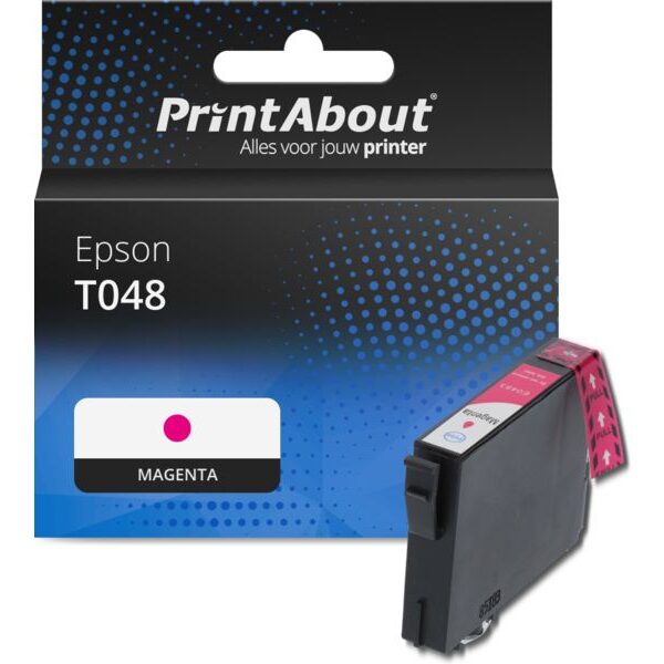 Huismerk Epson T0483 (C13T048340) Inktcartridge Magenta