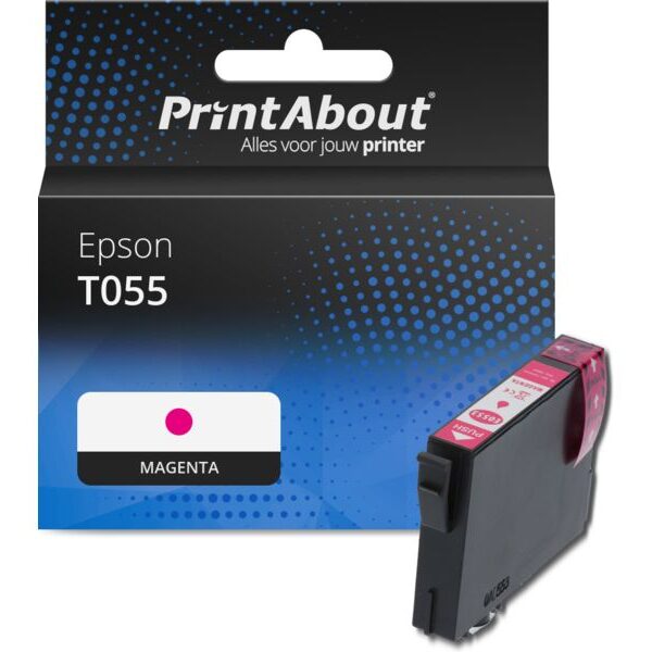 Huismerk Epson T055 (C13T055340) Inktcartridge Magenta