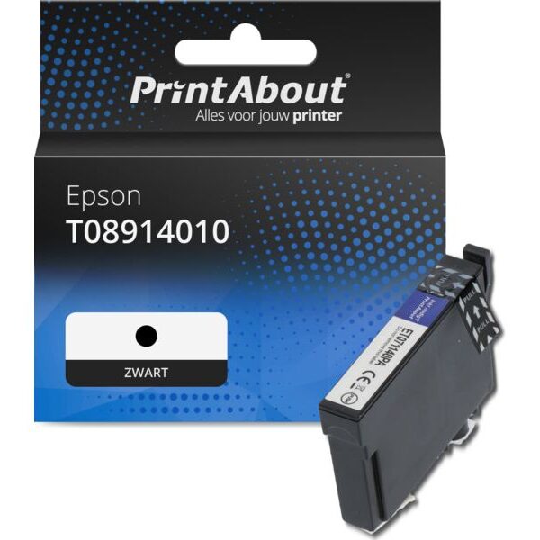Huismerk Epson T08914010 Inktcartridge Zwart