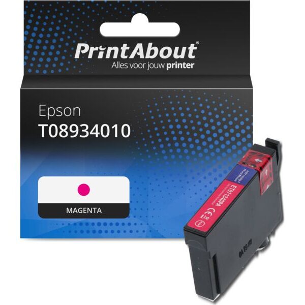 Huismerk Epson T08934010 Inktcartridge Magenta