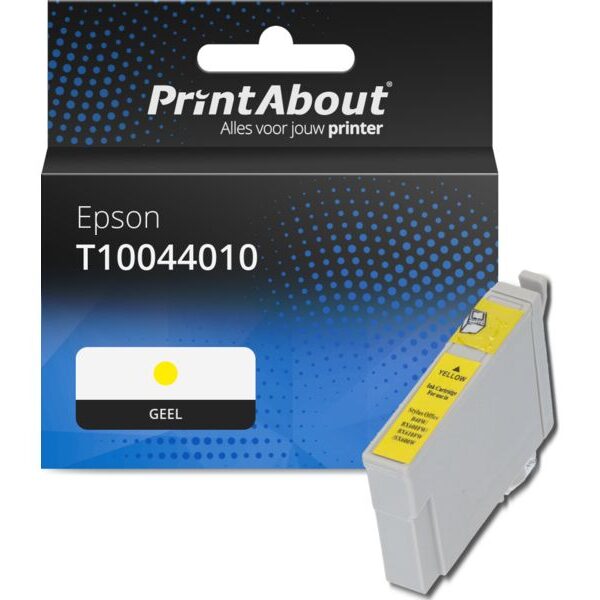 Huismerk Epson T10044010 Inktcartridge Geel